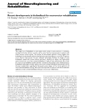 báo cáo khoa học: "Recent developments in biofeedback for neuromotor rehabilitation"