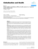 báo cáo khoa học: " Oil for health in sub-Saharan Africa: health systems in a 'resource curse' environment"