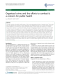 báo cáo khoa học: " Organised crime and the efforts to combat it: a concern for public health"