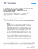 Báo cáo y học: "A 60-year-old man with chronic renal failure and a costal mass: a case report and review of the literature"