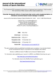 Báo cáo y học: "   Potential therapeutic effects of branched-chain amino acids supplementation on resistance exercise-based muscle damage in humans"