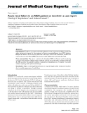 Báo cáo y học: " Acute renal failure in an AIDS patient on tenofovir: a case report"