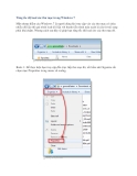Tăng tốc độ load các thư mục trong Windows 7