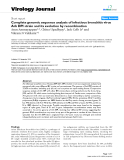 Báo cáo khoa học: " Complete genomic sequence analysis of infectious bronchitis virus Ark DPI strain and its evolution by recombination"