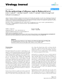 Báo cáo khoa học: "On the epidemiology of influenza: reply to Radonovich et al"