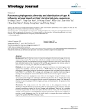 Báo cáo y học: " Panorama phylogenetic diversity and distribution of type A influenza viruses based on their six internal gene sequences"