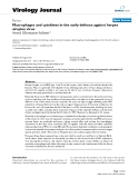 Báo cáo sinh học: "  Macrophages and cytokines in the early defence against herpes simplex virus"