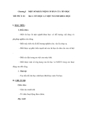 CHAPTER I:  MỘT SỐ KHÁI NIỆM CƠ BẢN CỦA TIN HỌC
