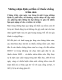 Những nhận định sai lầm về thuốc chống trầm cảm
