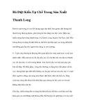 Bã Diệt Kiến Tự Chế Trong Sản Xuất Thanh Long