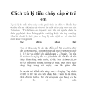 Cách xử lý tiêu chảy cấp ở trẻ em