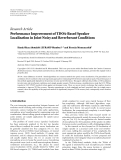 Báo cáo hóa học: "  Research Article Performance Improvement of TDOA-Based Speaker Localization in Joint Noisy and Reverberant Conditions"