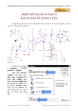 Bài tập thiết kế mạch in mạch Relay bảo vệ dòng điện 1 pha