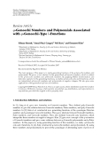 Báo cáo hóa học: " Review Article q-Genocchi Numbers and Polynomials Associated with q-Genocchi-Type l-Functions"