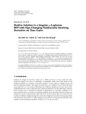 Báo cáo hóa học: "Research Article Positive Solution to a Singular p-Laplacian BVP with Sign-Changing Nonlinearity "