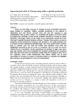 Báo cáo nghiên cứu khoa học " Improving food safety in Vietnam using soilless vegetable production "