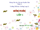 Giáo án toán lớp 1 : Phép cộng trong phạm vi 8