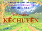 Giáo án tiếng việt lớp 1: Kể chuyện rùa và thỏ