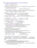 Giáo trình bài tập hóa đại cương (Phần 2)