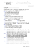 Đề thi tuyển sinh đại học Tiếng Đức 2012-Mã 379