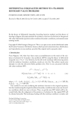 Báo cáo hóa học: "DIFFERENTIAL INEQUALITIES METHOD TO nTh-ORDER BOUNDARY VALUE PROBLEMS"