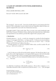 Báo cáo hóa học: "A CLASS OF CONSERVATIVE FOUR-DIMENSIONAL MATRICES"