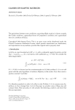 Báo cáo hóa học: "CLASSES OF ELLIPTIC MATRICES"