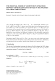 Báo cáo hóa học: "THE ESSENTIAL NORMS OF COMPOSITION OPERATORS BETWEEN GENERALIZED BLOCH SPACES IN THE POLYDISC AND THEIR APPLICATIONS"