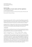 Báo cáo hóa học: " Research Article New Inequalities on Fractal Analysis and Their Applications"