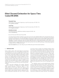 Báo cáo hóa học: "  Blind Channel Estimation for Space-Time Coded WCDMA Youngchul Sung"