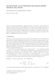 ON BOUNDARY VALUE PROBLEMS FOR SECOND-ORDER DISCRETE INCLUSIONS ´ PETR STEHLIK AND CHRISTOPHER C.