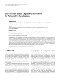 Báo cáo hóa học: "Stereovision-Based Object Segmentation for Automotive Applications"