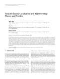 Báo cáo hóa học: " Acoustic Source Localization and Beamforming: Theory and Practice"