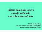 HƯỚNG DẪN CHỌN LỰA VÀ CÀI ĐẶT BƯỚC ĐẦU KHI TIẾN HÀNH THỞ MÁY - TS. BS Đỗ Quốc Huy 