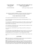 Quyết định số 02/2012/QĐ-UBND 