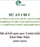 Tăng cường năng lực quốc gia ứng phó với biến đổi khí hậu