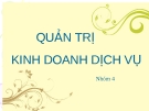 Bài thuyết trình Quản trị kinh doanh dịch vụ