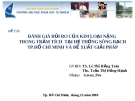 Đánh giá rủi ro của kim loại nặng trong trầm tích tại hệ thống sông rạch Tp. Hồ Chí Minh và đề xuất giải pháp 