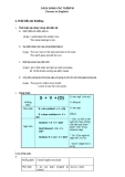 CÁCH DÙNG CÁC THỜI/THÌ (Tenses in English