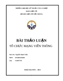 BÀI THẢO LUẬN TỔ CHỨC MANG VIÊN THÔNG ̣ ̃