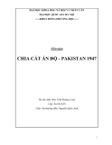 Niên luận CHIA CẮT ẤN ĐỘ - PAKISTAN 1947