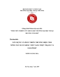 ĐỀ TÀI:XÂY DỰNG VÀ PHÁT TRIỂN THƯƠNG HIỆU CHO NÔNG SẢN XUẤT KHẨU VIỆT NAM: THỰC TRẠNG VÀ GIẢI PHÁP