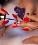 Biến tấu với nail cầu vồng