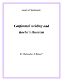 Đề tài " Conformal welding and Koebe’s theorem "