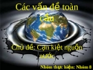Cạn kiệt nguồn nước