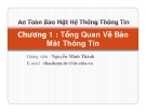Chương 1 : Tổng Quan Về Bảo Mât Thông Tin