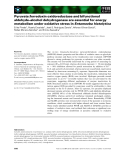 Báo cáo khoa học: Pyruvate:ferredoxin oxidoreductase and bifunctional aldehyde–alcohol dehydrogenase are essential for energy metabolism under oxidative stress in Entamoeba histolytica