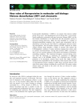 Báo cáo khoa học: New roles of ﬂavoproteins in molecular cell biology: Histone demethylase LSD1 and chromatin