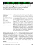 Báo cáo khoa học: Residues affecting the chloride regulation and substrate selectivity of the angiotensin-converting enzymes (ACE and ACE2) identiﬁed by site-directed mutagenesis