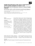 Báo cáo khoa học: Hodgkin Reed–Sternberg cells express 15-lipoxygenase-1 and are putative producers of eoxins in vivo Novel insight into the inﬂammatory features of classical Hodgkin lymphoma